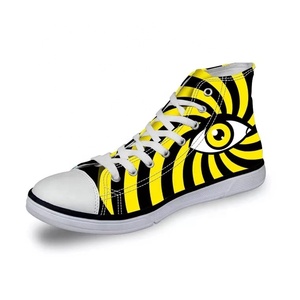 logotipo personalizado deporte de los hombres zapatillas de deporte blanco estrella casuales de las mujeres zapatos de lona - Product Image 5