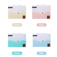 Carpeta de Archivos de Plástico Resistente con Etiqueta de Papel, Carpeta de Archivos de Calidad Premium, Carpeta de Documentos de Plástico de Color