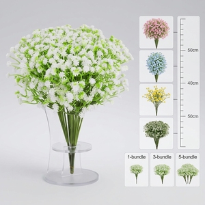 OH ARTS <span class=keywords><strong>Fiori</strong></span> Artificiali di Gypsophila Bianca Effetto Reale, All'ingrosso, in Plastica Morbida, per Decorazioni Nuziali e Riempimento Floreale - Product Image 3