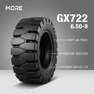 GUOXIN New Pattern Solid Tire Bias 6.50-<b>10</b> Puncture <b>Proof</b> Industrial Replacement & Repair ISO9001:2008 - Product Image 2