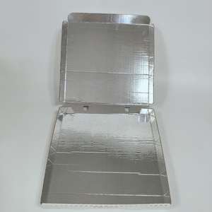 Индивидуальная Изолированная коробка для пиццы, доставка, утолщенный гофрированный картон, коммерческая упаковка для выпечки, коробка из алюминиевой пленки - Product Image 1