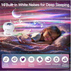 Aurora trắng <span class=keywords><strong>LED</strong></span> chiếu loa & khuếch tán hương thơm với môi trường xung quanh ánh sáng USB nguồn điện & điều khiển từ xa cho phòng khách - Product Image 3