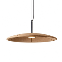 Lampe suspendue en feutre personnalisable, abat-jour en PET recyclé pressé à chaud, lampe d'ambiance moderne minimaliste pour la maison et le commerce
