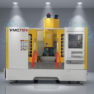 آلات طحن CNC عمودية احترافية مخصصة طراز VMC7124 XH7124، مركز آلات طحن CNC صناعي صغير لقطع المعادن - Product Image 3