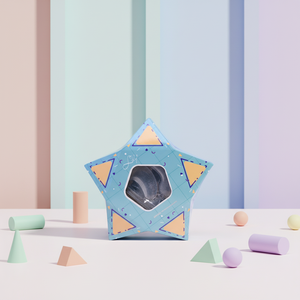 6 paia di patch vegani per il contorno occhi in confezione regalo a forma di stella - Cura della pelle illuminante e idratante di Lily Bath - Product Image 4