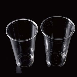 Vaso de Plástico Transparente para Bebidas Frías, Estándar del Reino Unido, Biodegradable, de PP, PET, PLA - Product Image 1