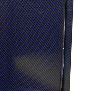 แผ่นคาร์บอนไฟเบอร์/เคฟลาร์ไฮบริดสีน้ำเงินสีดำสำหรับมืออาชีพผลิตโดย OEM ตามสั่ง - Product Image 2