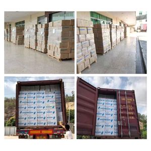 アンボソン工場卸売ブラックブレンドニトリル価格パウダーフリー使い捨てハンドブルーニトリル手袋 - Product Image 6