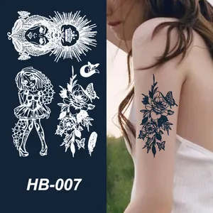 Top Sale Premium Henna Stencil Tijdelijke Tattoo Stickers Klaar Om Tattoo Stencils Coole Foto 'S Te Verzenden Eenvoudig Te Gebruiken Make-Up Tattoo