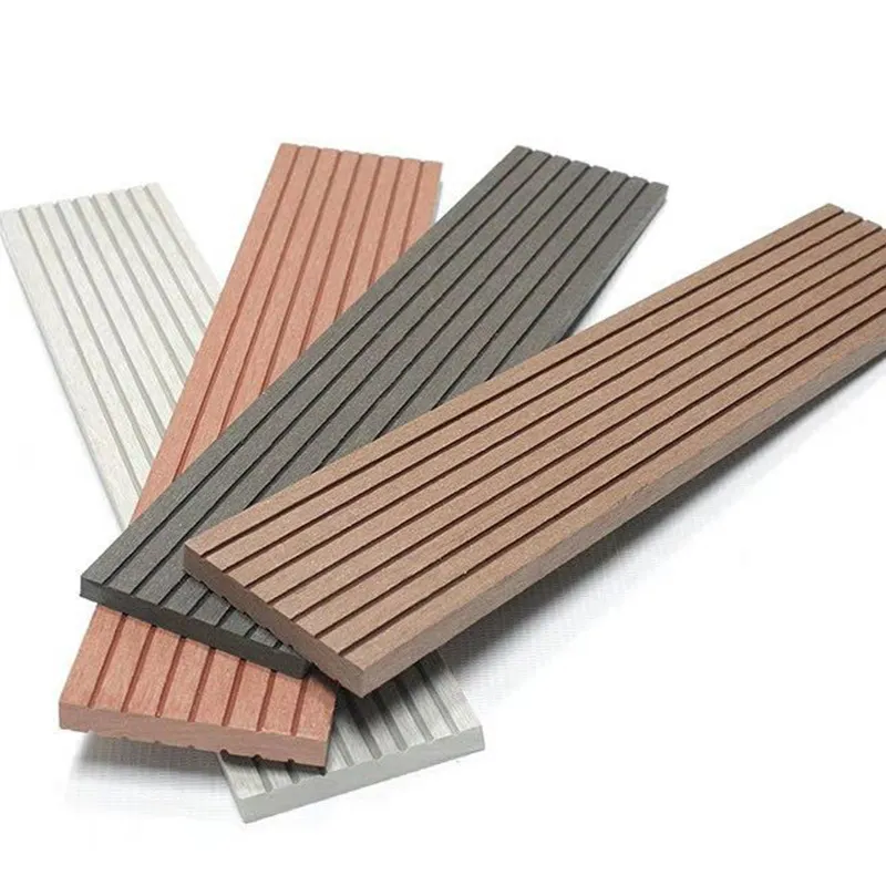 outdoor high quality low price wpc decking floor hollow solid co-extrusion wood plastic composite external decking