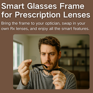 Lunettes Intelligentes NX Z6 AI avec Caméra, Photos 32MP, Vidéo 4K Stabilisée, Traduction et Reconnaissance en Temps Réel, <span class=keywords><strong>Réduction</strong></span> <span class=keywords><strong>de</strong></span> <span class=keywords><strong>Bruit</strong></span> Double Micro, IP65 - Product Image 3