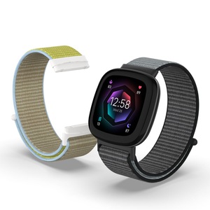 Correas de nailon compatibles con <span class=keywords><strong>Fitbit</strong></span> <span class=keywords><strong>Versa</strong></span> 4 Sense <span class=keywords><strong>2</strong></span>, correa de repuesto ajustable deportiva transpirable, accesorios para pulsera para hombre y <span class=keywords><strong>mujer</strong></span> - Product Image 4