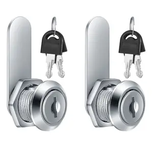 Zinc Alloy 1-1/2 Inch Long Tool Box Cabinet Cam Locks for Cabinets RV Storage Locks