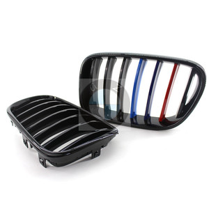 Parrilla Delantera BMW Estilo M en Negro Brillante para X3 X4 F25 F26 2011 2013, Pieza de Mejora para Parachoques de Plástico ABS - Product Image 1