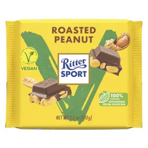 RitterSport Chocolate con leche relleno Multi sabor pura manteca de cacao Chunk Snack