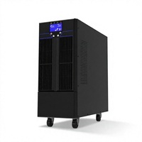 Fuente de Alimentación UPS en Línea de 10 kVA, 10 kW, 10 k9kW, Estabilización de Voltaje para Centros de Datos, Protección Contra Cortes de Energía, Batería de Litio Inteligente
