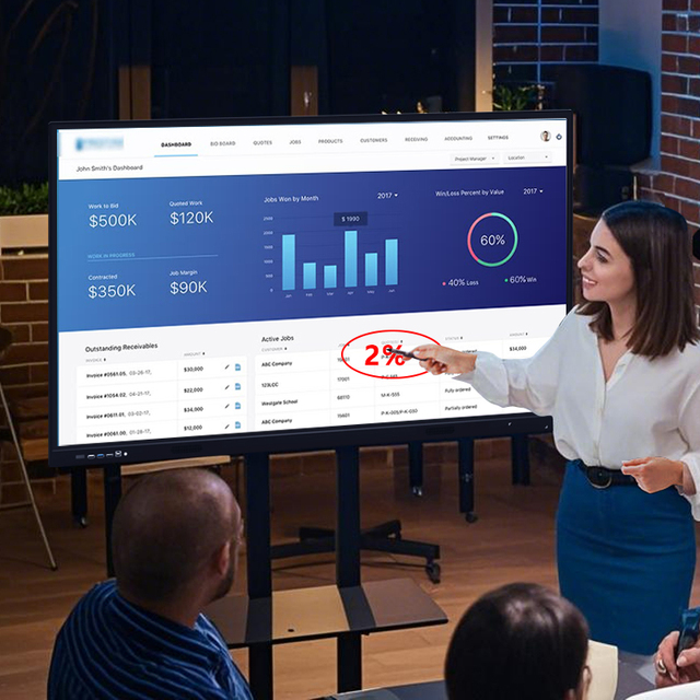 65 75 Inch 85 Inch Interactive Flat Panel Screen Interactive Smart Board Price Digital Board Interactive Touch Screen Whiteboard