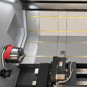 Tour <span class=keywords><strong>CNC</strong></span> à banc incliné haute précision TCK700DY avec tourelle motorisée et mandrin hydraulique pour l'usinage de moules de pièces automobiles, certifié CE ISO - Product Image 5