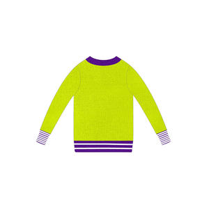 2025 hiver col en v broderie ours <span class=keywords><strong>grande</strong></span> <span class=keywords><strong>taille</strong></span> femmes collège Style ample tout paresseux AKA broderie <span class=keywords><strong>pull</strong></span> Cardigan - Product Image 6