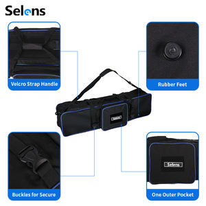 Bolsa de Transporte Acolchada y Resistente Selens <span class=keywords><strong>SSL2</strong></span>-SB_L de 105 cm con Cierre para Soportes de Luz y Accesorios de Estudio - Product Image 4
