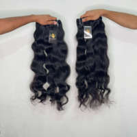 Rambut Manusia India Mentah Tanpa Proses, Kutikula Tersusun Rapi, Rambut Keriting Brasil, Vendor Rambut Manusia Brasil, Bundel Rambut Manusia Brasil