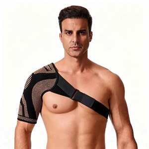 Soporte de Hombro Deportivo Personalizado con Manga Elástica Ajustable para Alivio <span class=keywords><strong>del</strong></span> Dolor y Compresión <span class=keywords><strong>del</strong></span> <span class=keywords><strong>Manguito</strong></span> <span class=keywords><strong>Rotador</strong></span> - Product Image 1