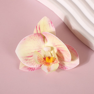 Mini Pince à Cheveux Orchidée Phalaenopsis en Plastique, Fleur Artificielle Créative, Accessoire de Bijouterie DIY - Product Image 4
