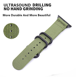 Bracelet de montre en nylon réglable 38/42 mm, vente chaude 2024, bracelets de montre intelligente pour <span class=keywords><strong>iWatch</strong></span> séries <span class=keywords><strong>1</strong></span> 2 3 4 5 6 7 - Product Image 4