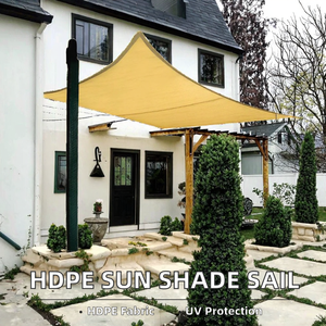 HDPE Sun Shade buồm nhôm lưới Hướng dẫn sử dụng có thể thu vào ngoài trời Patio mái hiên vườn Sun Shading hình chữ nhật Shade buồm lưới - Product Image 6