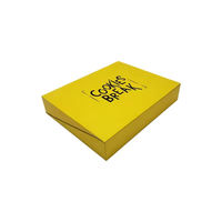 Boîte rigide personnalisée blanche et orange avec couvercle et base pour emballage cadeau, avec insert et logo en feuille d'or, personnalisation des couleurs possible