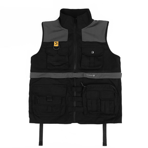 Emersongear Street Men Vest <strong>Jacket</strong> Outdoor Casual Multi Pocket Vest Summer Black <strong>Cargo</strong> Utility Vest <strong>Jacket</strong> for <strong>Women</strong> - Product Image 1