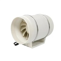 Ventilateurs de ventilation hautement efficaces silencieux pour la culture hydroponique des plantes, ventilateur d'évacuation à flux mixte en ligne pour salle de bain et cuisine