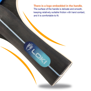 LOKI Raquettes de Tennis de Table Professionnelles, Ensemble Haute Qualité avec Bois de Peuplier Noir Élastique et Revêtements ITTF - Product Image 3