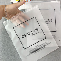 Pochette zippée transparente en EVA polyvalente et grande pour l'emballage de vêtements et de prêt-à-porter, sac d'emballage adhésif pour vêtements