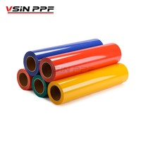 Vinyle thermocollant coloré en rouleau pour t-shirts, vinyle PVC pour Silhouette Cameo, facile à découper et à désherber