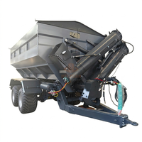 BEIYUAN Chariot de transport de céréales haute efficacité - Pompe de décharge à vis hélicoïdale hydraulique, boîte de vitesses, entraînement par tracteur, puissance élevée 150-200 CV, débit 15-25 m/min