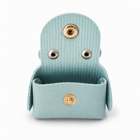 Mini porte-monnaie porte-clés, jolie pochette, breloque de sac, petite étui pour écouteurs, porte-clés, porte-monnaie, dragonne de protection confortable