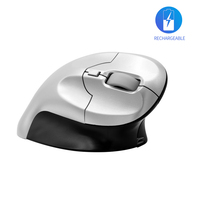 Mouse Ergonomis Vertikal Isi Ulang Terbaru, Rilis Baru Nirkabel, Pegangan Nyaman, Pengisian Cepat, Pereda Kelelahan Pergelangan Tangan untuk Laptop/Desktop