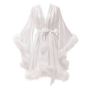 优质现货女式内衣毛皮长袍舞会礼服派对礼服性感晚礼服优雅连衣裙 - Product Image 5