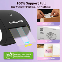 Application multifonctionnelle Port série Qr Code Small Mini Labels Stickers Printer Business Package Thermal Label Printer Machine