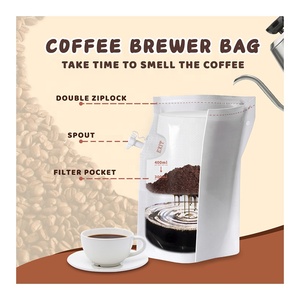 Túi pha cà phê Cold Brew in logo tùy chỉnh, túi lọc cà phê, túi có vòi rót - Product Image 1