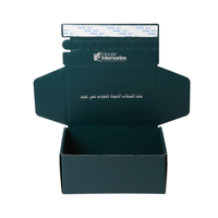 Boîte d'emballage personnalisée Ching TA et boîte d'expédition avec laminage mat pour l'expédition recyclable sur matériau en carton ondulé
