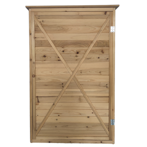 Outdoor storage waterproof sun protection garden garden toolbox Farm tools storage room garden wooden sundries cabinet