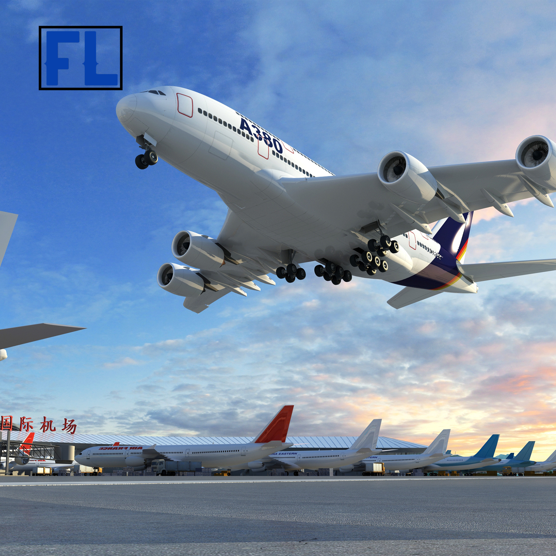 Профессиональный транспортный агент экспедитор От двери до двери авиаперевозка из Китая в США FL