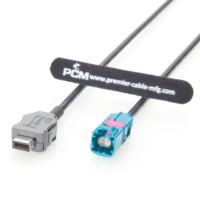 Câble Ethernet automobile IX vers H-MTD, Hirose IX30G-A-10S-CV Harting 09451812561 vers H-MTD mâle E6S10A-1CAZ5-Z, IX une clé pour H-MTD