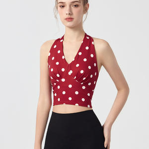 Новый стиль: Ударопрочный топ-бра с открытой спиной, с подкладками, сексуальный, с эффектом пуш-ап, для йоги и спорта - Product Image 4