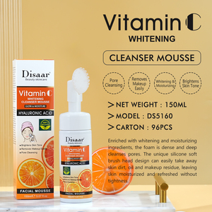 ดิซาร์ <span class=keywords><strong>โฟม</strong></span><span class=keywords><strong>ล้าง</strong></span><span class=keywords><strong>หน้า</strong></span> 5 สูตร วิตามินซี ขมิ้น ชาเขียว กุหลาบ ว่านหางจระเข้ ควบคุมความมัน ลดความหมองคล้ำ ทำความสะอาดผิว<span class=keywords><strong>หน้า</strong></span> มูสทำความสะอาด ขนาดใหญ่ - Product Image 6