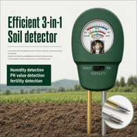 Testeur de sol analogique IMHOO ST-3in1 humidité pH fertilité sans batterie pour plantes de jardin ODM CE