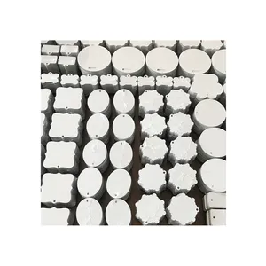 Rts mẫu miễn phí benelux Double Sided bóng trắng bauble trang trí nội thất bán buôn tùy chỉnh kim loại giáng sinh thăng hoa trang trí khoảng trống - Product Image 1