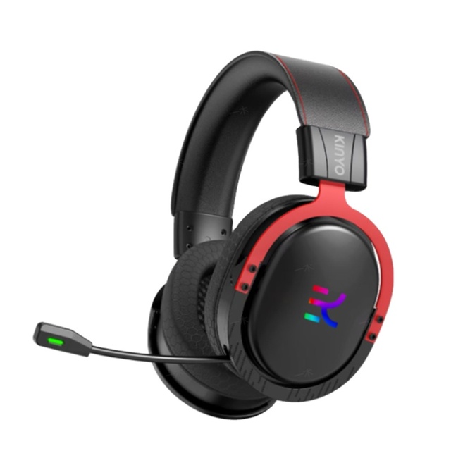 OEM GX01 7.1 Channel Wireless for Gaming Headset 2.4G Active Noise-Canceling Microphone Spatial Audio Metal RGB Lighting